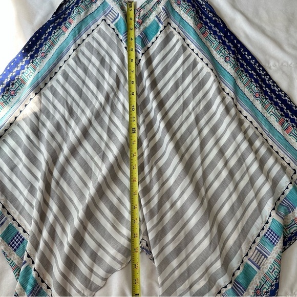 3x25* Maurices Handkerchief Top Sundress Tunic LooseFit Spaguetti Strap Blue XS - Picture 8 of 12